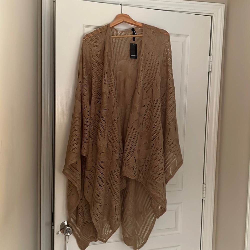 Torrid Open Knit Ruana